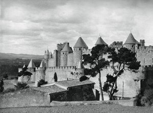 कारकासोन, फ्रांस, 1937 द्वारा मार्टिन हर्लिमैन