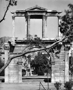 हैड्रियन आर्क, एथेंस, 1937। द्वारा मार्टिन हर्लिमैन