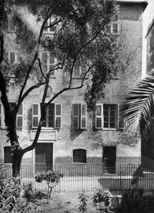 वह घर जहाँ नेपोलियन का जन्म हुआ था, अजाशियो, कोर्सिका, 1937। द्वारा मार्टिन हर्लिमैन