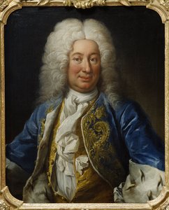 Le roi Frederic I de Suede - स्वीडन के राजा फ्रेडरिक I का पोर्ट्रेट (1676-1751), मिजटेन्स (मेयटेन्स), मार्टिन वैन, द यंगर (1695-1770) द्वारा। तेल के रंगों से केन्वस पर बना चित्र द्वारा मार्टिन II मायटेंस या मेयटेन्स