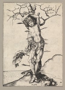 सेंट सेबेस्टियन, सीए। 1435-1491। द्वारा मार्टिन शॉन्गॉउर