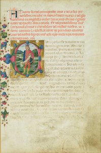 ऐतिहासिक प्रारंभिक सी एक पैगंबर में पैगंबर डैनियल का चित्रण, c.1471 द्वारा मार्टिनो डी जियोर्जियो दा मोडेना