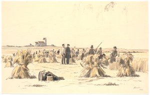 खेत में कटाई करने वाले मजदूर द्वारा मार्टिन रोरबी