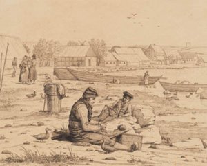 थिस्टेड में स्ट्रैंडगैडेन। 1830 द्वारा मार्टिन रोरबी