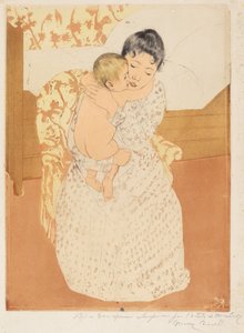 मातृ दुलार, 1890-1891। द्वारा मैरी कसाट