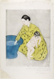 द बाथ, 1890-91 द्वारा मैरी कसाट