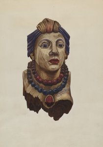 भारतीय राजकुमारी फिगरहेड, सी। 1938.