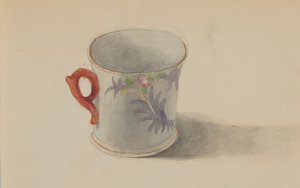 शीर्षकहीन कप, सीए। 1872-1874। द्वारा मैरी वॉक्स वालकॉट