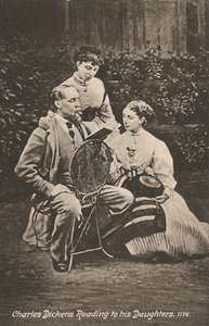 चार्ल्स डिकेंस अपनी बेटियों को पढ़ना, 1865