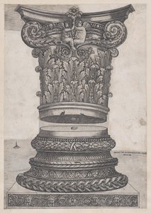 रोमन भव्यता का दर्पण: सजी हुई राजधानी और आधार, सीए। 1537., सीए। 1537