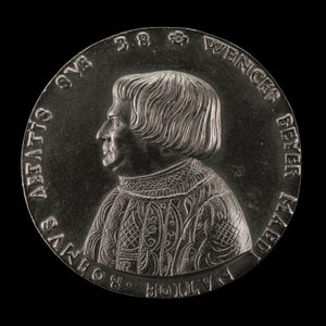 वैक्लाव पेयर वेंसलॉस बेयर, 1488-1537, बोहेमिया के राज्य चिकित्सक [विपरीत], 1526। द्वारा मास्टर एमपी