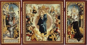Wildenstein Altarpiece खुला द्वारा मेस्किर्च के मास्टर