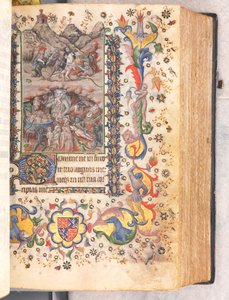 ऑवर्स ऑफ द चार्ल्स नोबल, किंग ऑफ नवरे 1361-1425: फॉल। 106r, अंतिम निर्णय, सी। 1405। द्वारा ब्रसेल्स के प्रारंभिक और एसोसिएट्स के मास्टर