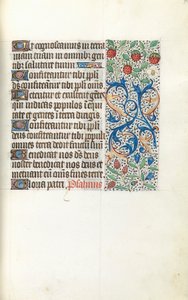 रूयेन के घंटे उपयोग की पुस्तक: fol 42 आर, सी। 1470। द्वारा जिनेवा लातिनी के मास्टर