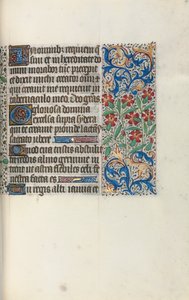 रूयेन के घंटे उपयोग की पुस्तक: fol 47 आर, सी। 1470।