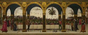 ग्रिसलडा की कहानी। भाग III: रीयूनियन, c.1490-1495 द्वारा ग्रिसलडा की कहानी के मास्टर