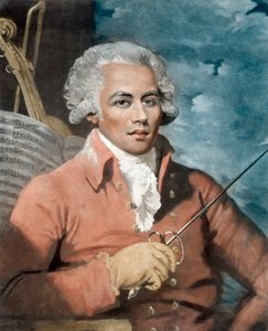 जोसेफ बोलोग्ने (1748-99), नाइट ऑफ सेंट-जॉर्ज; ग्वाडेलोप में एक फ्रांसीसी बागान मालिक का बेटा और अफ्रीकी मूल का एक गुलाम, नैनोन - जोसेफ बोलोग्ने का पोर्ट्रेट (1748-1799), शेवेलियर डी सेंट जॉर्जेस (सेंट-जॉर्जेस), ग्वाडेलोप मूल के संगीतकार। द्वारा माथेर (बाद) ब्राउन