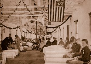 वाशिंगटन, डीसी, 1861-65 के पास सेना अस्पताल द्वारा मैथ्यू बी ब्रैडी