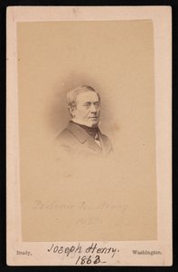जोसेफ हेनरी का पोर्ट्रेट 1797-1878, 1863। द्वारा मैथ्यू ब्रैडी