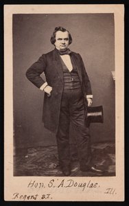 स्टीफन अर्नोल्ड डगलस का पोर्ट्रेट 1813-1861, 1861 से पहले। द्वारा मैथ्यू ब्रैडी