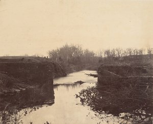 स्टोन ब्रिज के खंडहर - बुल रन, 1862। द्वारा मैथ्यू ब्रैडी