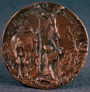 सिगिंडों पंडोल्फो मालाटस्टा रिवर्स की महिमा के लिए मेडल, 1446।