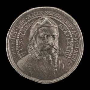 हंस शेल, 1518-1592, नूर्नबर्ग के पेट्रीशियन [विपरीत], 1592। द्वारा मैथ्यू कार्ल