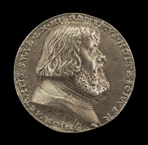 Hieronymus Holzschuher, 1469-1529, नूर्नबर्ग के पेट्रीशियन [सामने], 1529। द्वारा मैथेस गेबेल