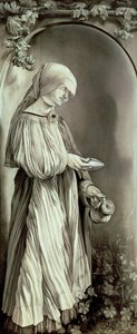 हंगरी का सेंट एलिजाबेथ (1207-31) 1509 (किरकिरा) द्वारा माथियास (c.1480 1528) ग्रुएनवाल्ड