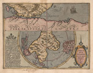 Chica sive Patagonica et Australiais Terra से भौगोलिक हैंडबुक, 1600 द्वारा मथायस क्वाड