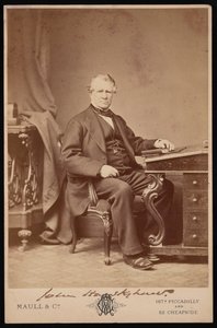 जॉन हॉकशॉ का पोर्ट्रेट 1811-1891, 1876 से पहले।