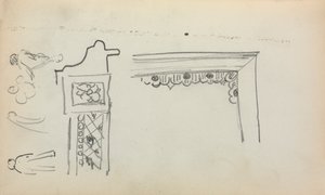 इतालवी स्केचबुक: वास्तुकला विवरण और आंकड़े पृष्ठ 199, 1898-1899। द्वारा मौरिस ब्राजील प्रेंडरगैस्ट