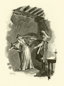 तीन बंदूकधारियों के लिए चित्रण (उत्कीर्णन) द्वारा मौरिस लेलोइर