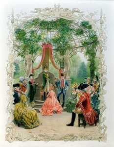 C.1785, 1890 में एक महिला फ्रेमासन का मेसोनिक दीक्षा समारोह द्वारा मौरिस लेलोइर