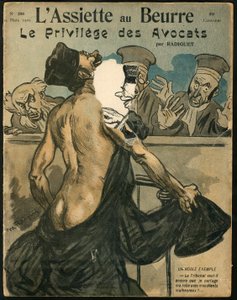 "L'Assiette au Beurre", संख्या 208, रंगों में व्यंग्य का कवर द्वारा मौरिस रेडिगेट