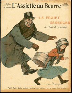 "L'Assiette au Beurre", संख्या 463, रंगों में व्यंग्य का कवर द्वारा मौरिस रेडिगेट
