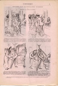 L'Indiscret, B&W . में व्यंग्य द्वारा मौरिस रेडिगेट