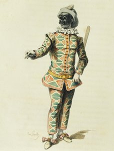 मौरिस सैंड (1823-1889) द्वारा 1671 में हार्लेक्विन द्वारा मौरिस रेत