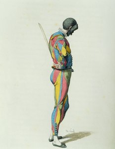 मौरिस सैंड द्वारा 1858 में हार्लेक्विन (1823-1889) द्वारा मौरिस रेत
