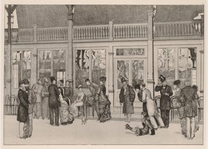 ए ग्लोव: द लोकेल, 1880। द्वारा मैक्स क्लिंगर