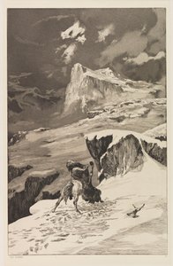 इंटरमीज़ोस, ओपस IV..., 1881 से बैटलिंग सेंटॉर्स फाइटिंग सेंटॉर्स प्लेट वी। द्वारा मैक्स क्लिंगर