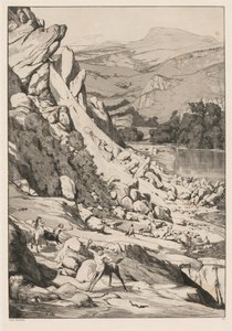 लैंडस्लाइड ओपस IV, 6, 1881। द्वारा मैक्स क्लिंगर