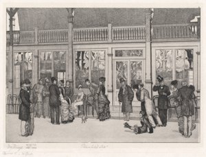 प्लेस ऑर्ट, 1880। द्वारा मैक्स क्लिंगर