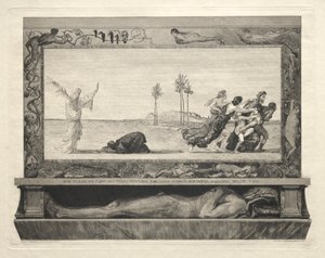 Vom Tode I, Opus II, 1889 No. 10। द्वारा मैक्स क्लिंगर