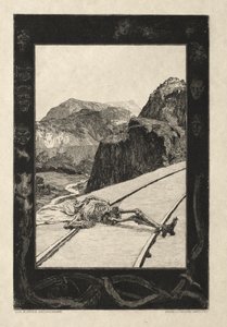 Vom Tode I, Opus II, 1889 No. 8। द्वारा मैक्स क्लिंगर