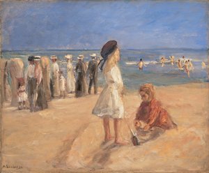 समुद्र तट जीवन, 1916। द्वारा मैक्स लिबरमैन