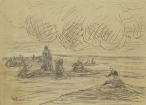 नेट्स की मरम्मत, 1894 द्वारा मैक्स लिबरमैन