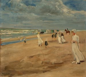 Noordwijk में समुद्र तट द्वारा मैक्स लिबरमैन