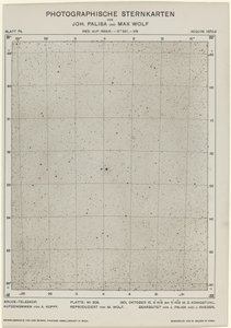 फ़ोटोग्राफ़िक स्टार चार्ट 15 अक्टूबर, 1901, 654। निर्माता: मैक्स वुल्फ, जोहान पालिसा। द्वारा मैक्स वुल्फ, जोहान पालिसा