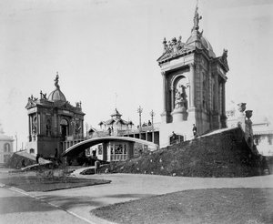 कंक्रीट पुल, अखिल-रूस प्रदर्शनी, निज़नी नोवगोरोड, रूस, 1896।